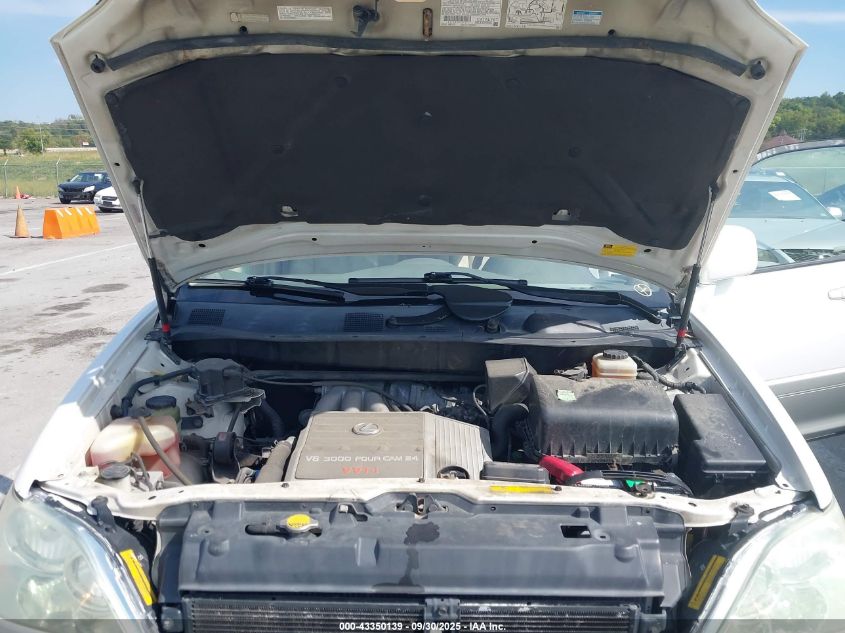 2002 Lexus Rx 300 VIN: JTJHF10U520280265 Lot: 43350139