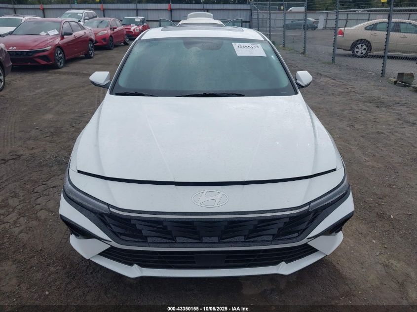 2025 Hyundai Elantra Limited VIN: KMHLP4DG9SU913385 Lot: 43350155