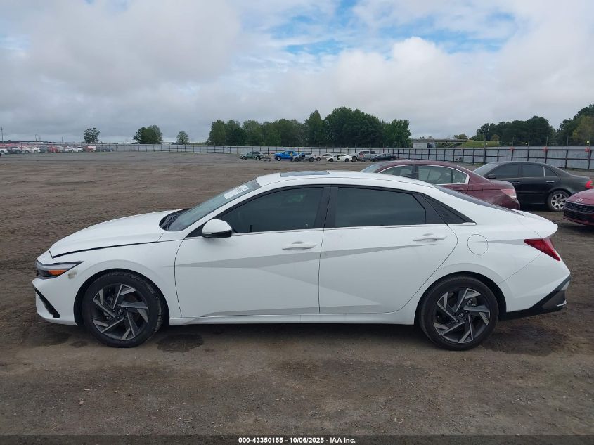 2025 Hyundai Elantra Limited VIN: KMHLP4DG9SU913385 Lot: 43350155