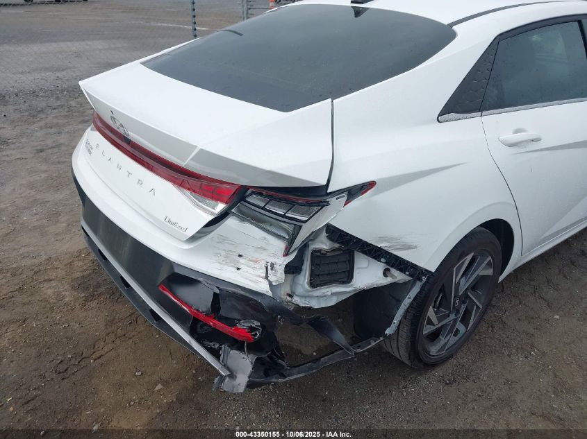 2025 Hyundai Elantra Limited VIN: KMHLP4DG9SU913385 Lot: 43350155