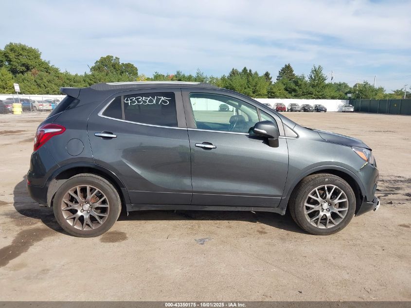 2017 Buick Encore Sport Touring VIN: KL4CJ1SB5HB095650 Lot: 43350175