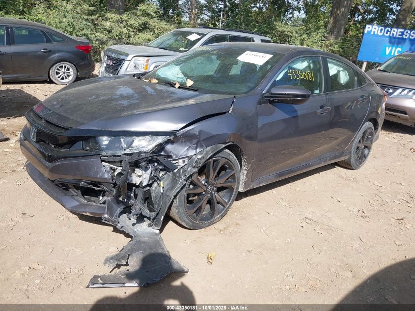 2021 Honda Civic Sport VIN: 2HGFC2F84MH502376 Lot: 43350181