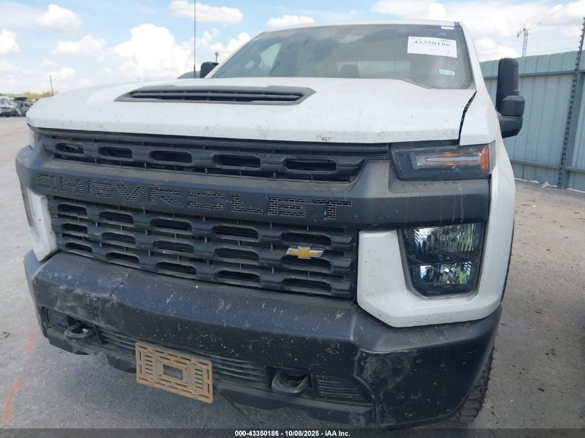 2021 Chevrolet Silverado 2500Hd 4Wd Long Bed Wt VIN: 1GC1YLE73MF248184 Lot: 43350186