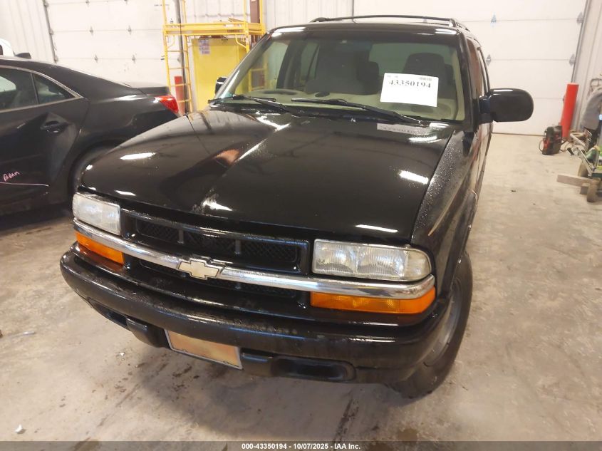 2002 Chevrolet Blazer Ls VIN: 1GNCS13W12K128162 Lot: 43350194