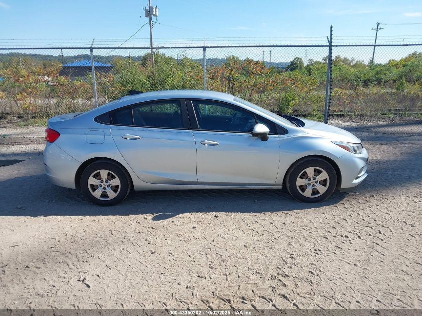 2017 Chevrolet Cruze Ls Manual VIN: 3G1BB5SMXHS562548 Lot: 43350202