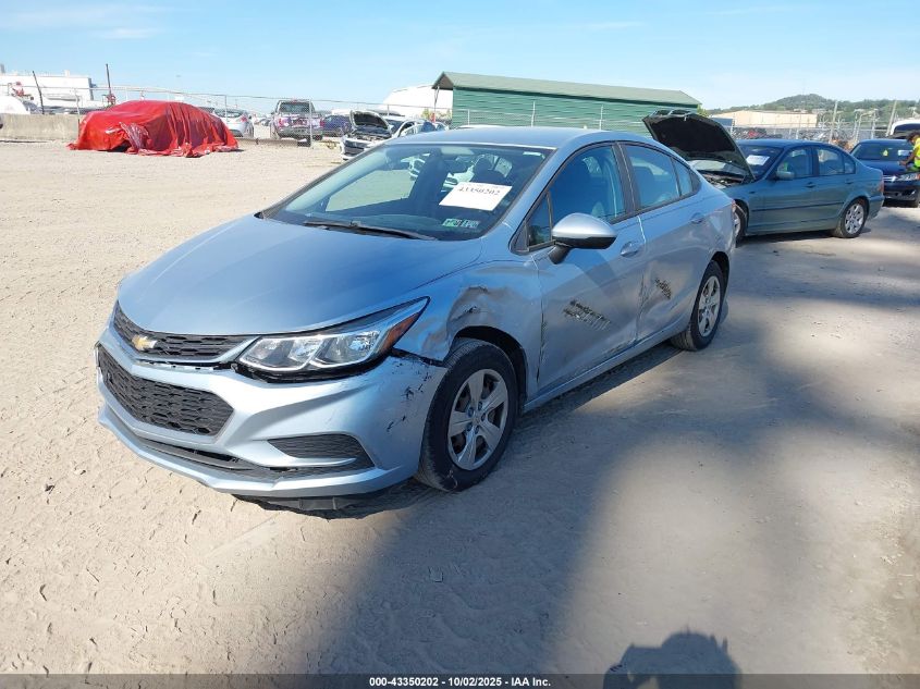 2017 Chevrolet Cruze Ls Manual VIN: 3G1BB5SMXHS562548 Lot: 43350202