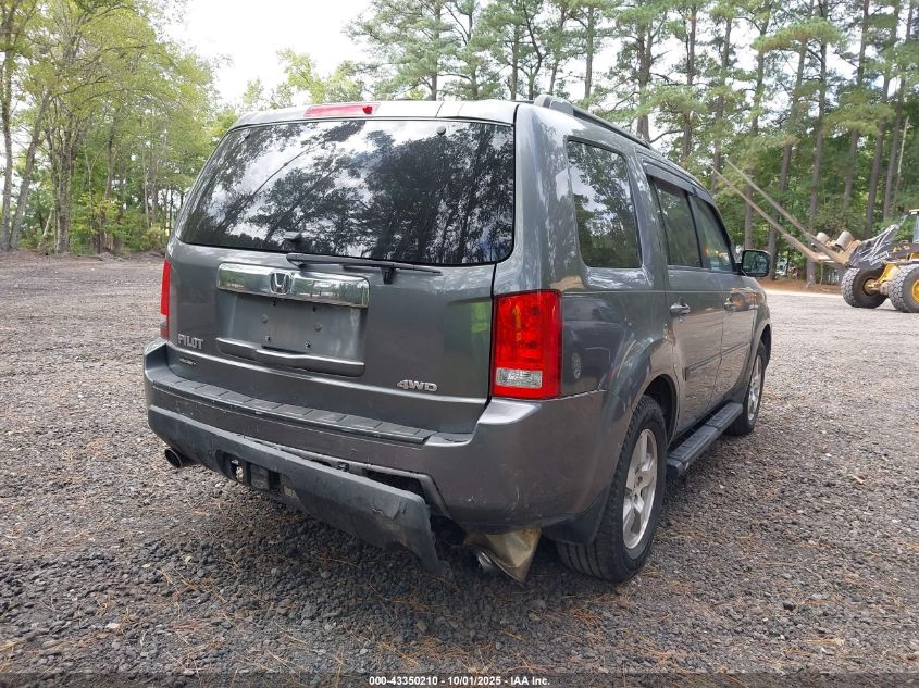 2011 Honda Pilot Ex-L VIN: 5FNYF4H54BB003772 Lot: 43350210