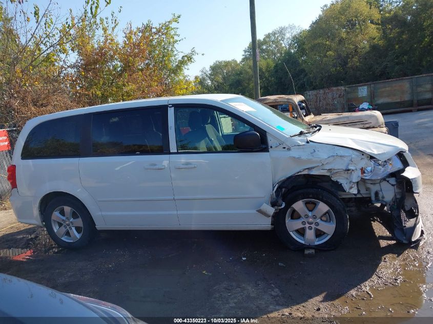 2013 Dodge Grand Caravan Se VIN: 2C4RDGBG6DR543511 Lot: 43350223