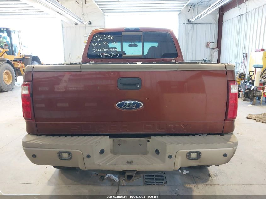 2008 Ford F-250 King Ranch VIN: 1FTSW21R68EC65536 Lot: 43350231