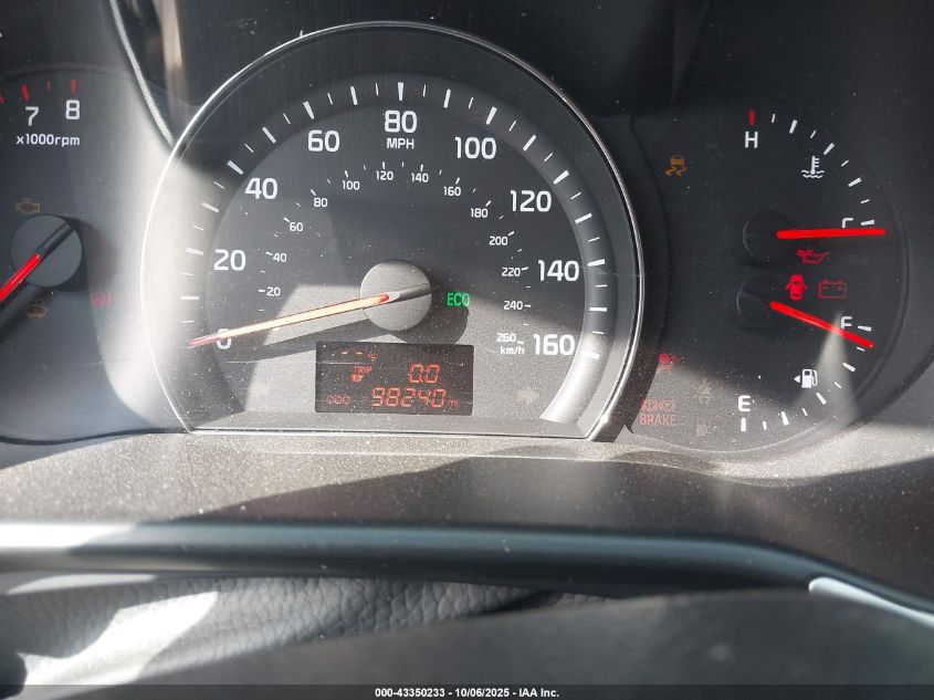 2015 Kia Sorento Lx VIN: 5XYKT3A67FG643307 Lot: 43350233