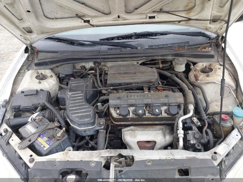 2005 Honda Civic Lx VIN: 2HGES16505H610977 Lot: 43350277