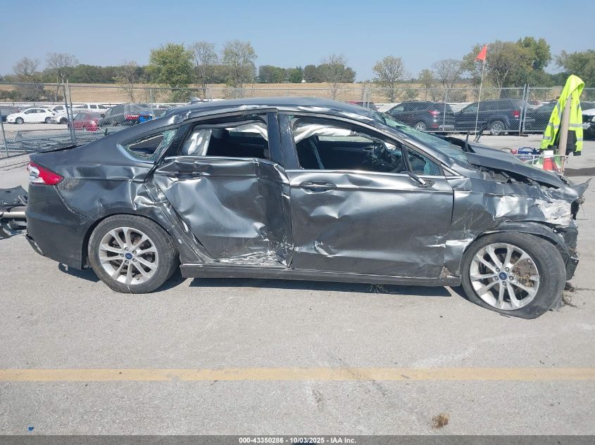 2019 Ford Fusion Se VIN: 3FA6P0HD7KR133778 Lot: 43350286