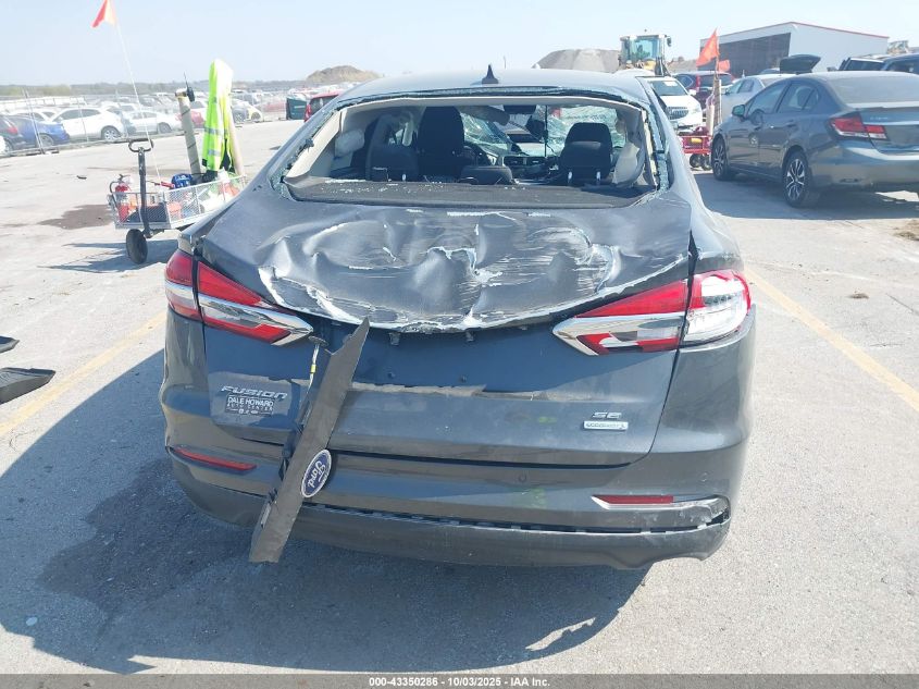 2019 Ford Fusion Se VIN: 3FA6P0HD7KR133778 Lot: 43350286