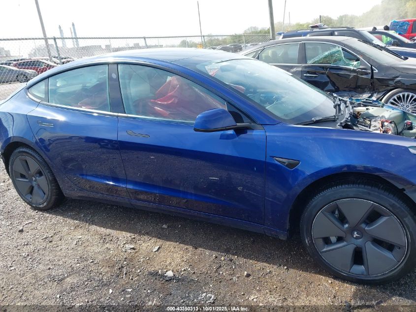 2023 Tesla Model 3 Rear-Wheel Drive VIN: 5YJ3E1EA6PF497377 Lot: 43350313