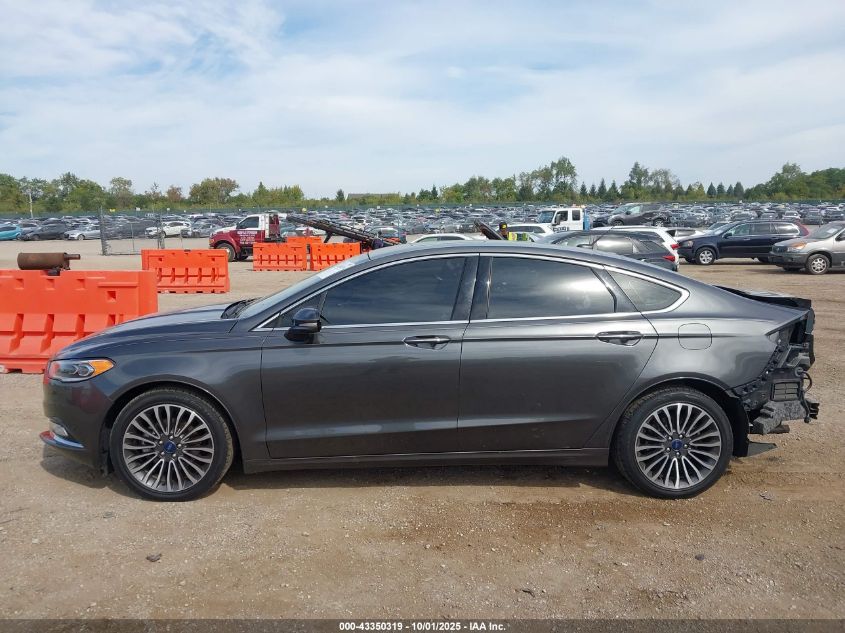 2017 Ford Fusion Se VIN: 3FA6P0T93HR304568 Lot: 43350319