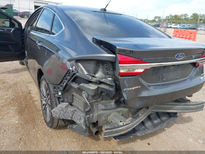 2017 Ford Fusion Se VIN: 3FA6P0T93HR304568 Lot: 43350319