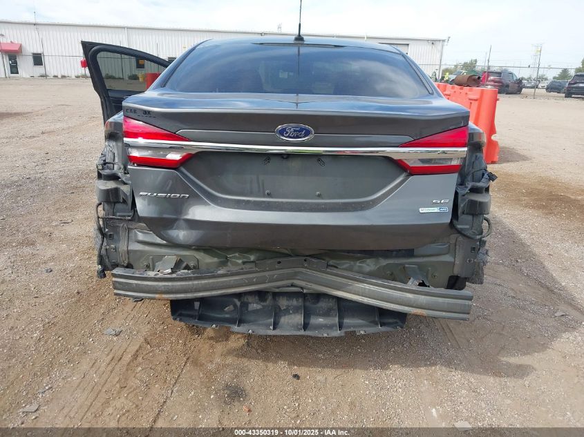 2017 Ford Fusion Se VIN: 3FA6P0T93HR304568 Lot: 43350319