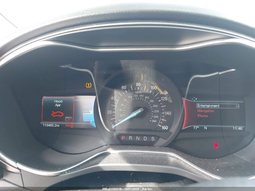 2017 Ford Fusion Se VIN: 3FA6P0T93HR304568 Lot: 43350319