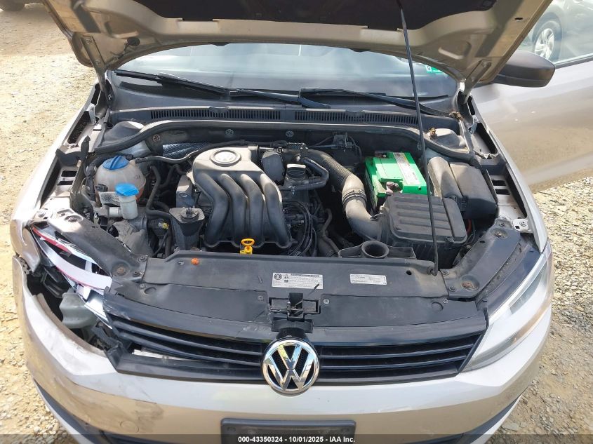 2012 Volkswagen Jetta 2.0L S VIN: 3VW1K7AJ4CM131087 Lot: 43350324