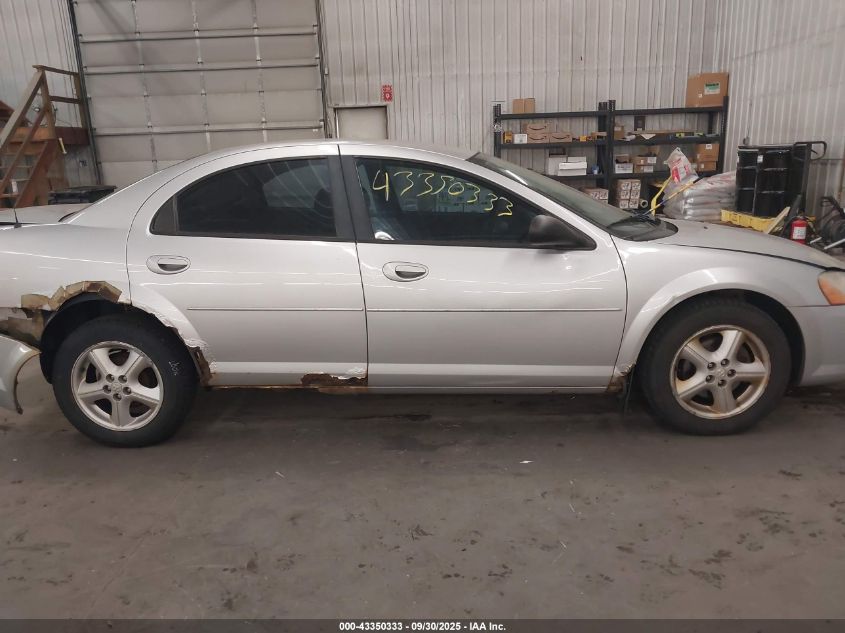 2004 Dodge Stratus Sxt VIN: 1B3EL46X04N271725 Lot: 43350333
