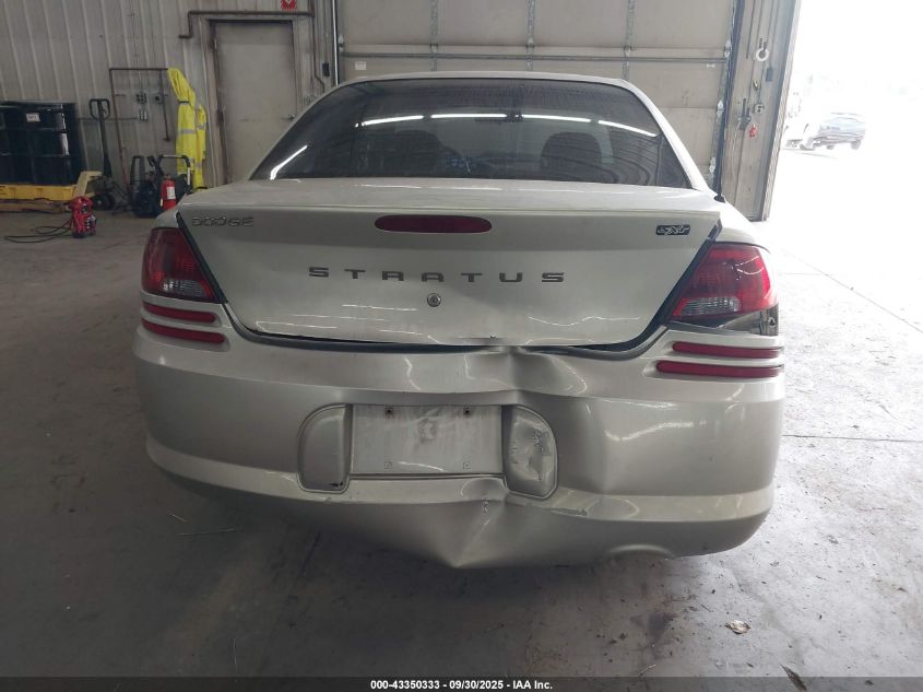 2004 Dodge Stratus Sxt VIN: 1B3EL46X04N271725 Lot: 43350333