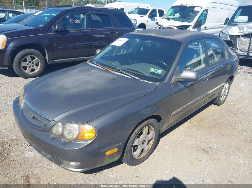 2004 Kia Spectra Gs/Gsx VIN: KNAFB161645137508 Lot: 43350335