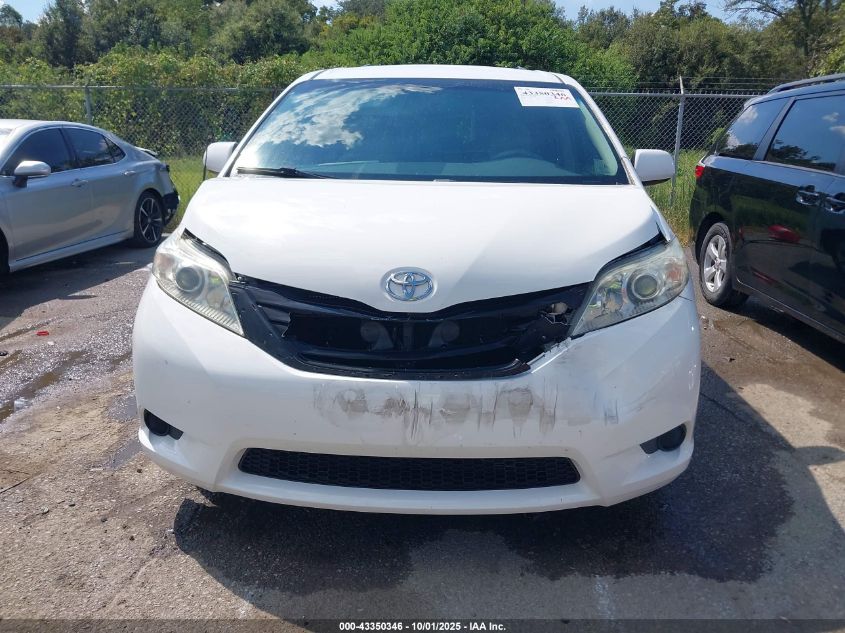 2013 Toyota Sienna Le V6 8 Passenger VIN: 5TDKK3DC2DS332338 Lot: 43350346