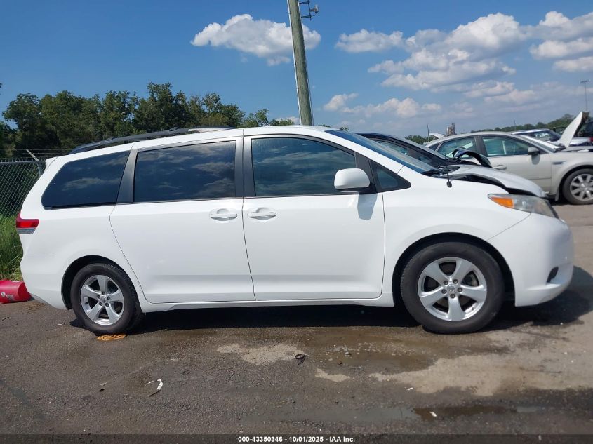 2013 Toyota Sienna Le V6 8 Passenger VIN: 5TDKK3DC2DS332338 Lot: 43350346