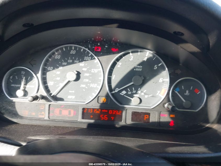 2004 BMW 330Ci VIN: WBABD53484PL10447 Lot: 43350379