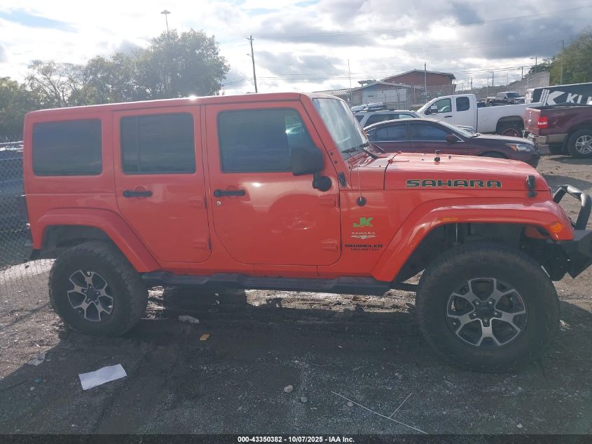 2015 Jeep Wrangler Unlimited Sahara VIN: 1C4BJWEGXFL643218 Lot: 43350382