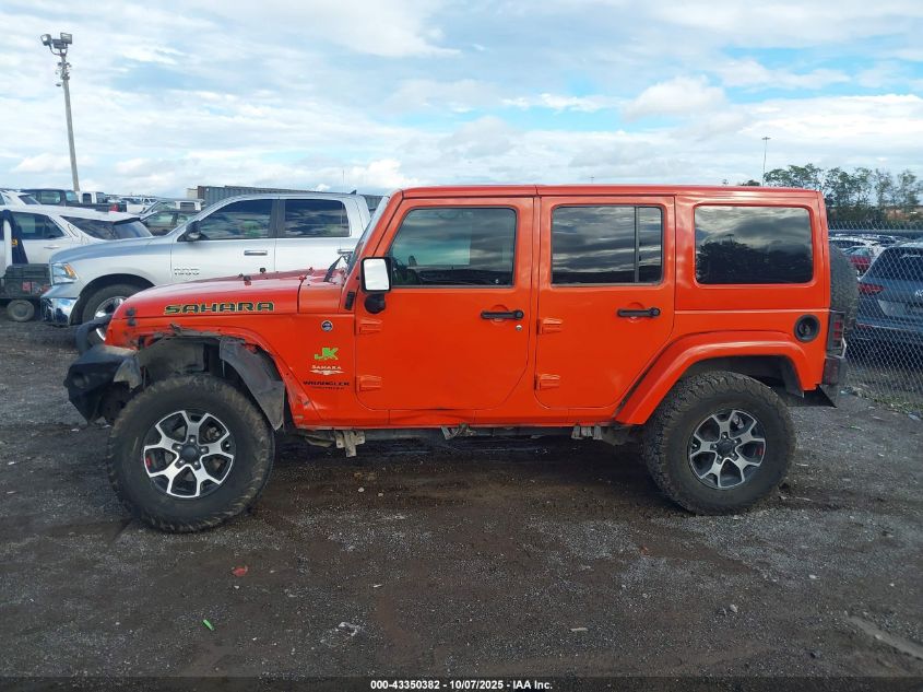 2015 Jeep Wrangler Unlimited Sahara VIN: 1C4BJWEGXFL643218 Lot: 43350382