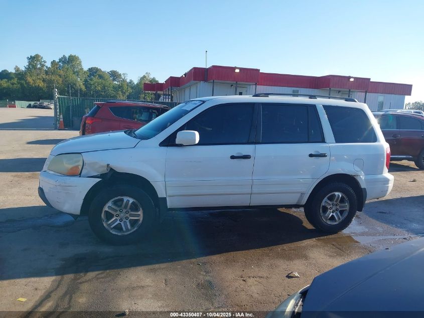 2004 Honda Pilot Ex-L VIN: 2HKYF18594H556937 Lot: 43350407