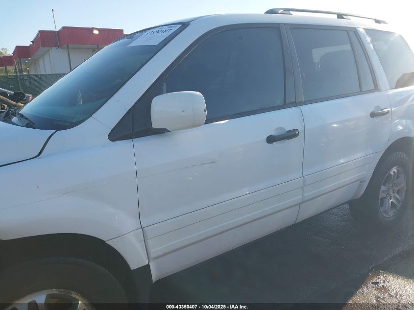 2004 Honda Pilot Ex-L VIN: 2HKYF18594H556937 Lot: 43350407