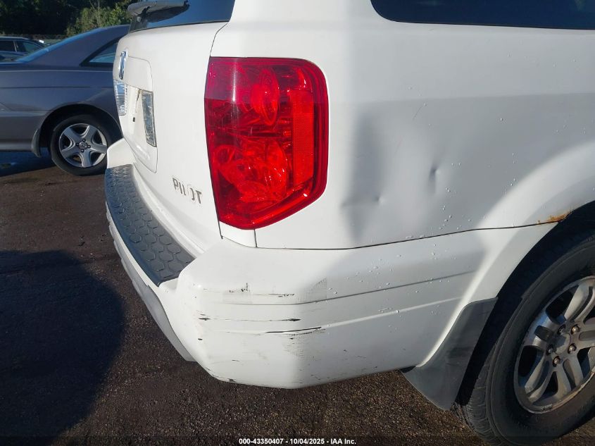 2004 Honda Pilot Ex-L VIN: 2HKYF18594H556937 Lot: 43350407