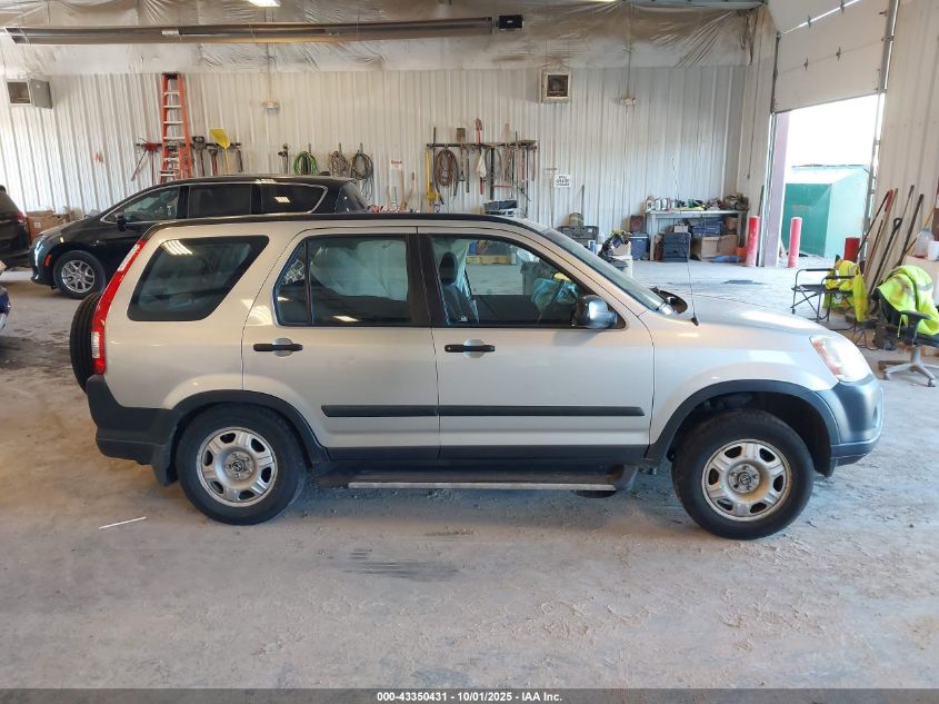 2006 Honda Cr-V Lx VIN: SHSRD78546U439807 Lot: 43350431