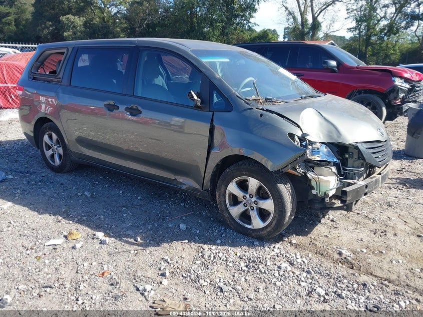 5TDZK3DC4CS209850 2012 Toyota Sienna Base V6 7 Passenger auction photo 1