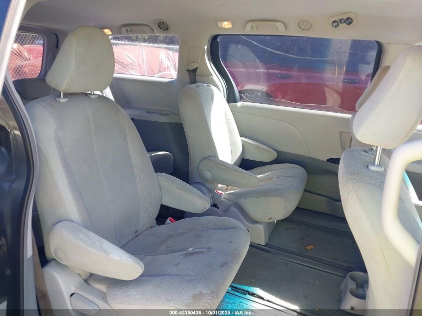2012 Toyota Sienna Base V6 7 Passenger VIN: 5TDZK3DC4CS209850 Lot: 43350436
