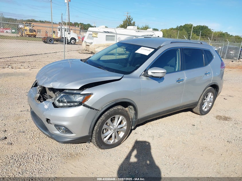 2016 NISSAN ROGUE SV KNMAT2MT8GP699097