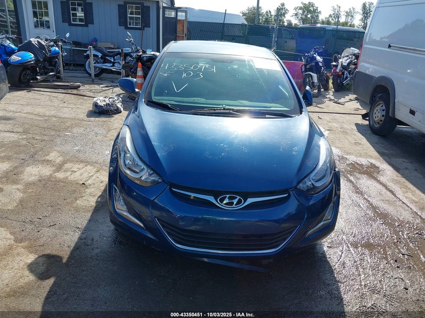 2016 HYUNDAI ELANTRA SE - KMHDH4AE0GU492037