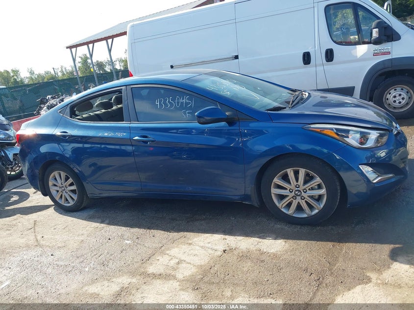 2016 HYUNDAI ELANTRA SE - KMHDH4AE0GU492037