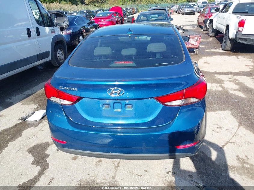 2016 HYUNDAI ELANTRA SE - KMHDH4AE0GU492037