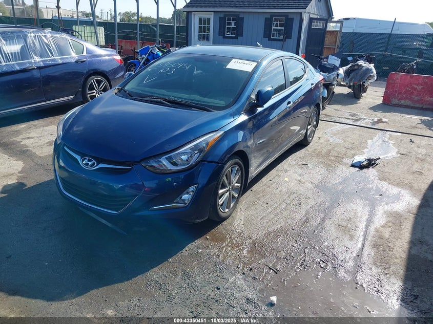 2016 HYUNDAI ELANTRA SE - KMHDH4AE0GU492037