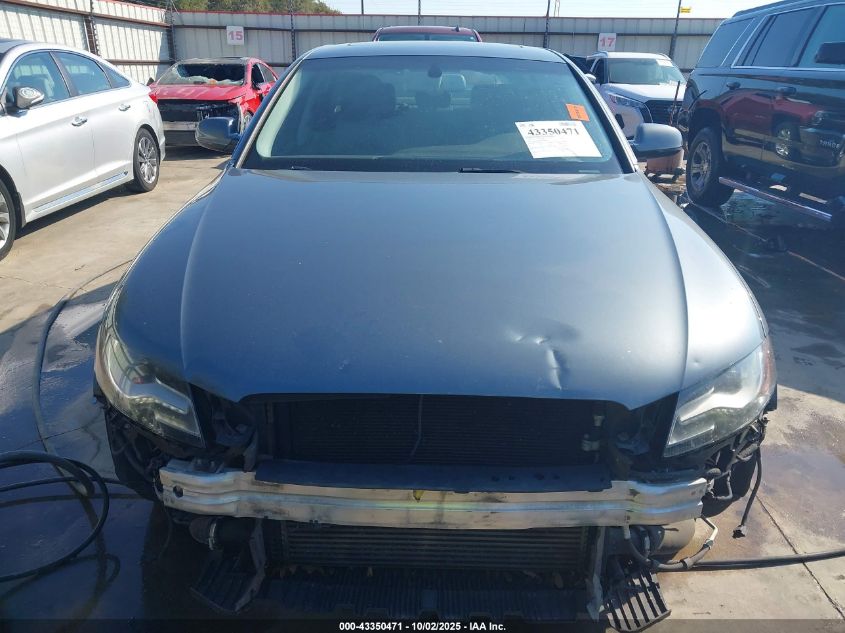 2012 Audi A4 2.0T Premium VIN: WAUFFAFL3CA099294 Lot: 43350471