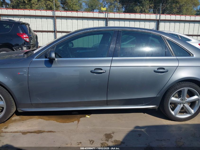 2012 Audi A4 2.0T Premium VIN: WAUFFAFL3CA099294 Lot: 43350471