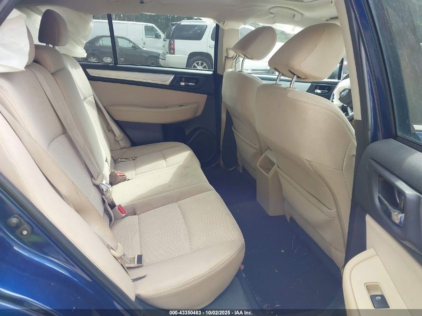 2017 Subaru Outback 2.5I Premium VIN: 4S4BSADC6H3233884 Lot: 43350483