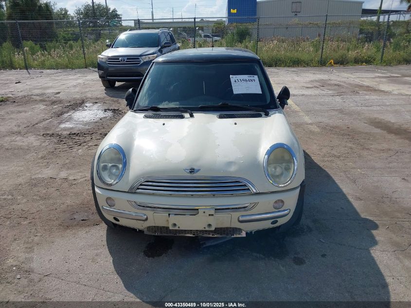 2004 Mini Cooper VIN: WMWRC33414TJ60906 Lot: 43350489