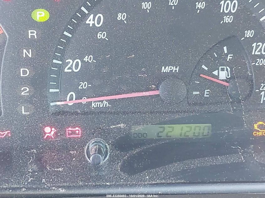 2002 Toyota Camry Le VIN: 4T1BE32KX2U638242 Lot: 43350493