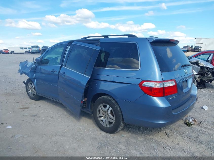 2006 Honda Odyssey Ex-L VIN: 5FNRL38776B025702 Lot: 43350503