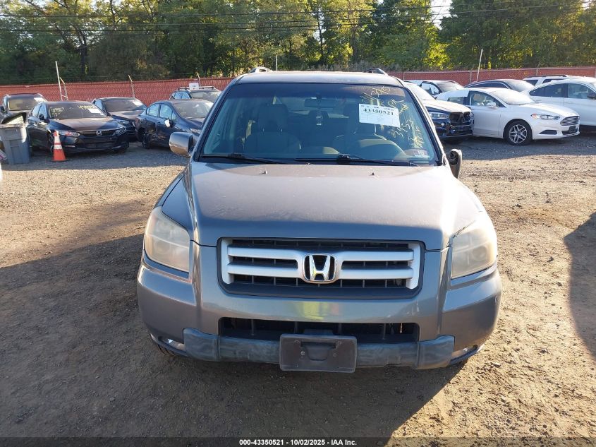 2007 Honda Pilot Ex VIN: 2HKYF18487H533953 Lot: 43350521