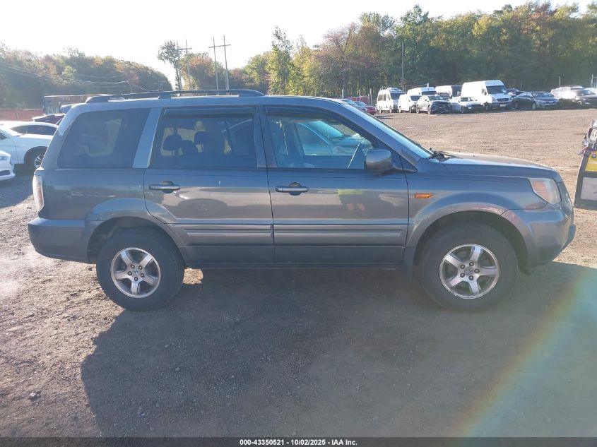 2007 Honda Pilot Ex VIN: 2HKYF18487H533953 Lot: 43350521
